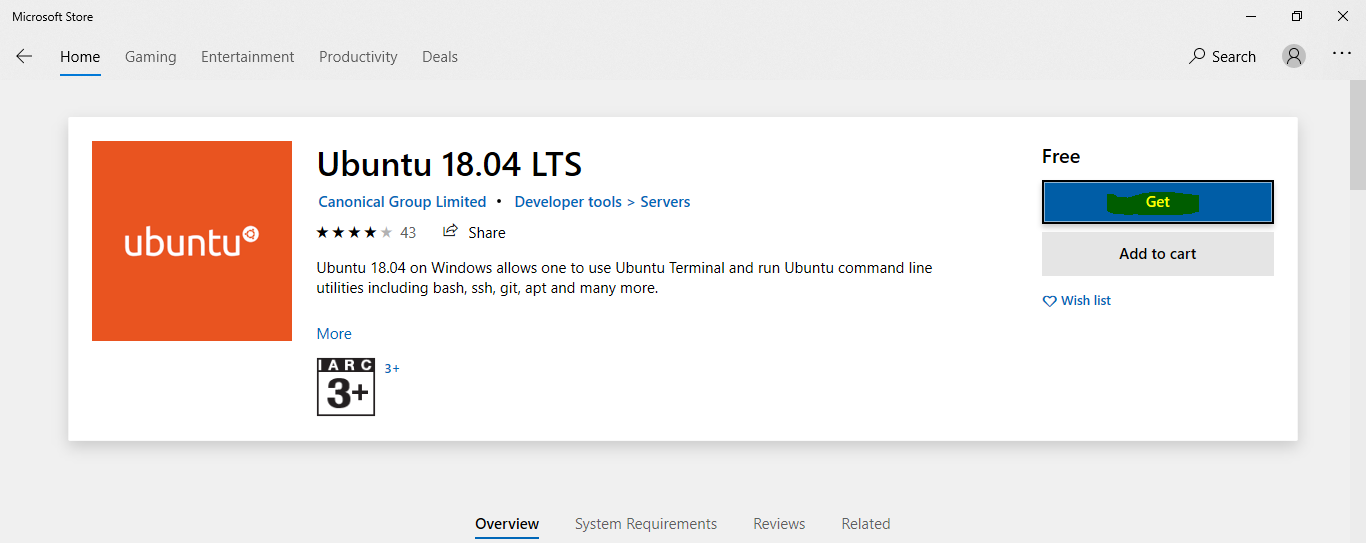 Install Ubuntu on Windows 10